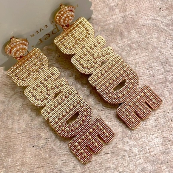 Brand New Piper K Bride Rhinestone Cultured Pearl Drop Earrings Wedding Shower - Picture 10 of 12